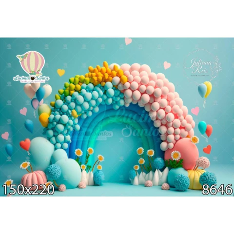 FUNDO FOTOGRÁFICO EM MALHA INFANTIL REF. 8646 - comprar online