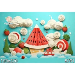 FUNDO FOTOGRÁFICO EM MALHA INFANTIL REF. 8791