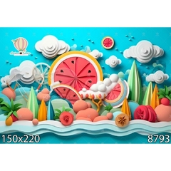 FUNDO FOTOGRÁFICO EM MALHA INFANTIL REF. 8793