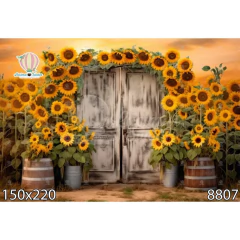 FUNDO FOTOGRÁFICO EM MALHA FLORAL REF. 8807