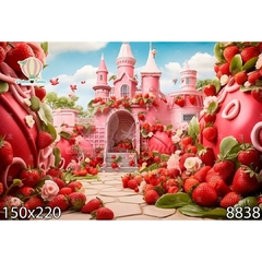 FUNDO FOTOGRÁFICO EM MALHA FRUTAS REF. 8838