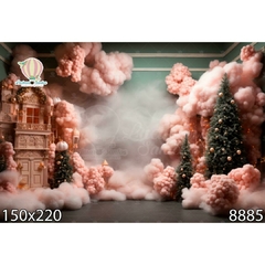 FUNDO FOTOGRÁFICO EM MALHA NATALINO REF. 8885