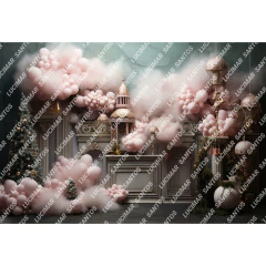 FUNDO FOTOGRÁFICO EM MALHA NATALINO REF. 8888 - comprar online