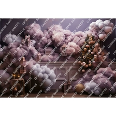 FUNDO FOTOGRÁFICO EM MALHA NATALINO REF. 8891 - comprar online