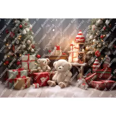 FUNDO FOTOGRÁFICO EM MALHA NATALINO REF. 8956 na internet