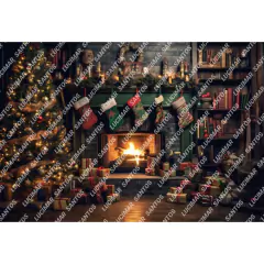 FUNDO FOTOGRÁFICO EM MALHA NATALINO REF. 8965 - comprar online