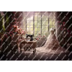 FUNDO FOTOGRÁFICO EM MALHA MENINA REF. 8973 - comprar online