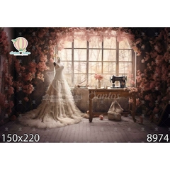 FUNDO FOTOGRÁFICO EM MALHA MENINA REF. 8974