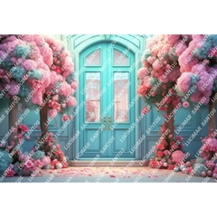 FUNDO FOTOGRÁFICO EM MALHA FLORAL REF. 8978 - comprar online