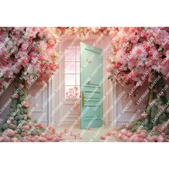 FUNDO FOTOGRÁFICO EM MALHA FLORAL REF. 9020 - comprar online