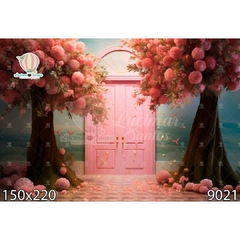 FUNDO FOTOGRÁFICO EM MALHA FLORAL REF. 9021 - comprar online
