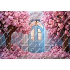 FUNDO FOTOGRÁFICO EM MALHA FLORAL REF. 9024 - comprar online
