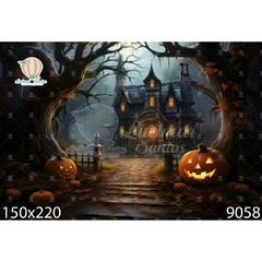 FUNDO FOTOGRÁFICO EM MALHA HALLOWEEN REF. 9058