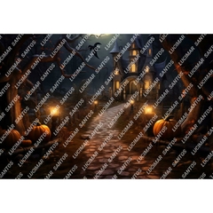 FUNDO FOTOGRÁFICO EM MALHA HALLOWEEN REF. 9060 - comprar online