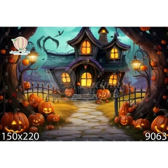 FUNDO FOTOGRÁFICO EM MALHA HALLOWEEN REF. 9063
