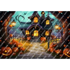 FUNDO FOTOGRÁFICO EM MALHA HALLOWEEN REF. 9063 - comprar online