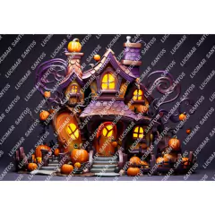 FUNDO FOTOGRÁFICO EM MALHA HALLOWEEN REF. 9064 - comprar online