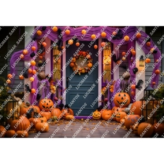 FUNDO FOTOGRÁFICO EM MALHA HALLOWEEN REF. 9075 - comprar online