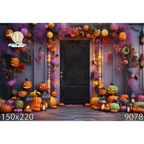 FUNDO FOTOGRÁFICO EM MALHA HALLOWEEN REF. 9078