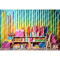 FUNDO FOTOGRÁFICO EM MALHA ESCOLAR REF. 9130 - comprar online