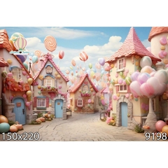 FUNDO FOTOGRÁFICO EM MALHA INFANTIL REF. 9198