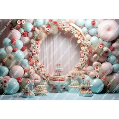 FUNDO FOTOGRÁFICO EM MALHA INFANTIL REF. 9205 - comprar online