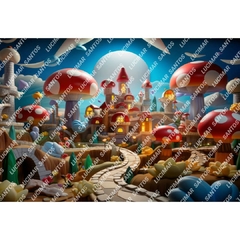 FUNDO FOTOGRÁFICO EM MALHA INFANTIL REF. 9344 - comprar online