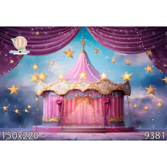 FUNDO FOTOGRÁFICO EM MALHA CIRCO REF. 9381