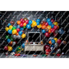 FUNDO FOTOGRÁFICO EM MALHA INFANTIL REF. 9396 - comprar online