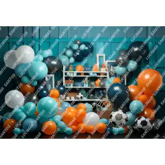 FUNDO FOTOGRÁFICO EM MALHA INFANTIL REF. 9398 - comprar online