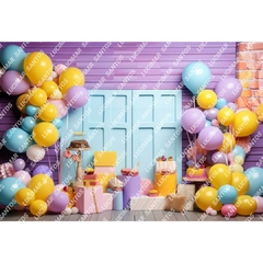 FUNDO FOTOGRÁFICO EM MALHA INFANTIL REF. 9406 - comprar online
