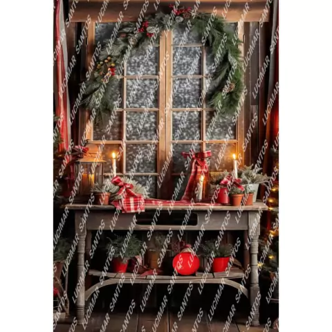 FUNDO FOTOGRÁFICO EM MALHA NATALINO REF. 9447 - comprar online