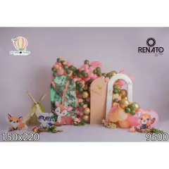 FUNDO FOTOGRÁFICO EM MALHA INFANTIL REF. 9500