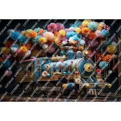 FUNDO FOTOGRÁFICO EM MALHA INFANTIL REF. 9590 - comprar online