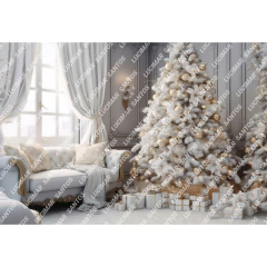 FUNDO FOTOGRÁFICO EM MALHA NATALINO REF. 9630 - comprar online