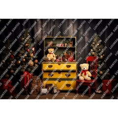 FUNDO FOTOGRÁFICO EM MALHA NATALINO REF. 9739 - comprar online