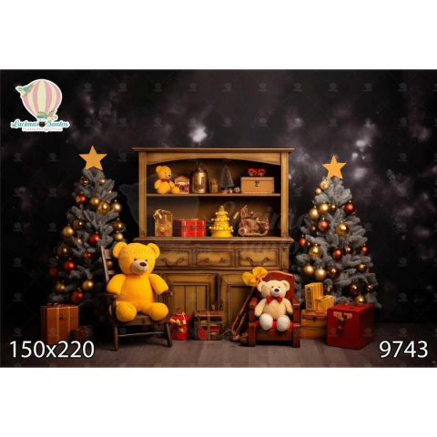 FUNDO FOTOGRÁFICO EM MALHA NATALINO REF. 9743