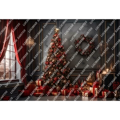 FUNDO FOTOGRÁFICO EM MALHA NATALINO REF. 9799 - comprar online