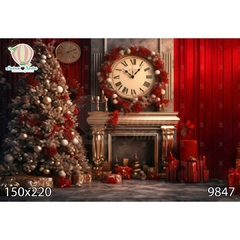FUNDO FOTOGRÁFICO EM MALHA NATALINO REF. 9593 - comprar online