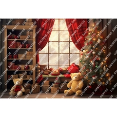 FUNDO FOTOGRÁFICO EM MALHA NATALINO REF. 9456 - comprar online