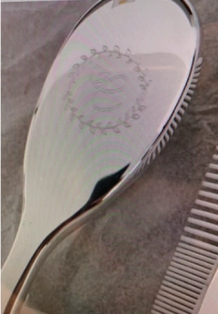 Escova e Pente de Prata