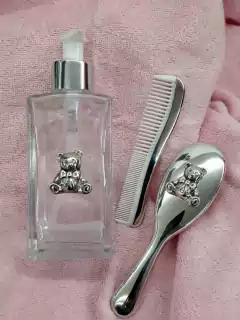 Escova e Pente de Prata - Favors Brasil