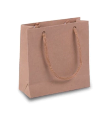 Mini Sacola cor Salmão 10 unid.