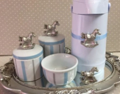 Kit Higiene de Porcelana 4 pcs