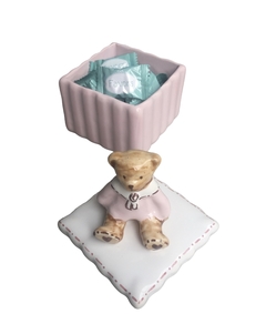 Porta Jóia Ursa Ceramica - comprar online