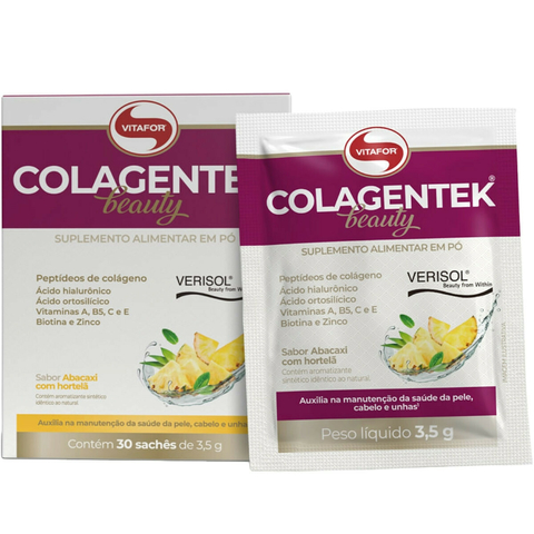 COLAGENTEK BEAUTY 30 SACHES DE 3,5G - VITAFOR