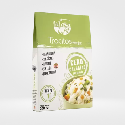 Arroz trocitos Konjac (200 gr) Massa Fit - comprar online