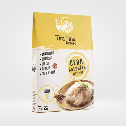 Pasta tira fina Konjac (200 gr) Massa Fit - comprar online