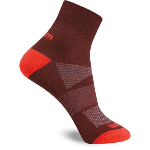 MEIA RIKAM PERFORMANCE FEMININA CANO CURTO DUPLA ANTI-BOLHAS BORDÔ