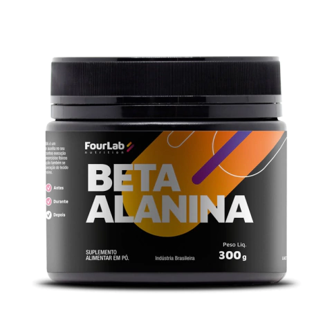BETA ALANINA FOURLAB 300G - SABOR NATURAL